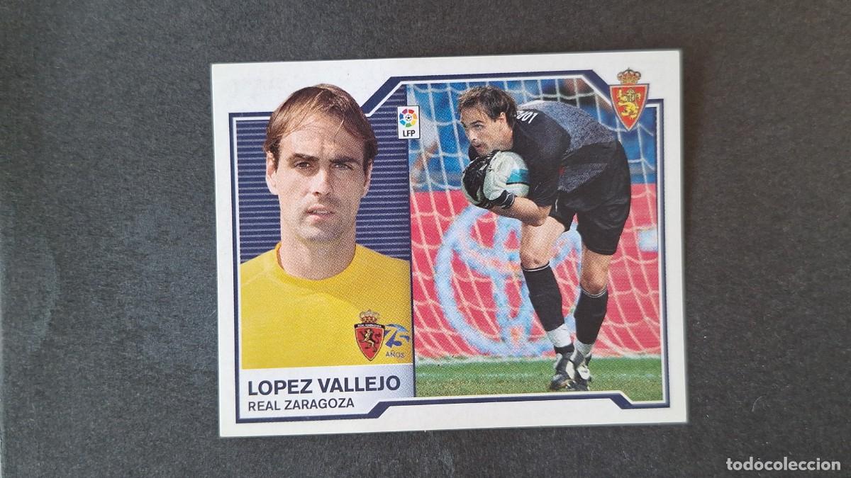Cromos de F&uacute;tbol: L4 LOPEZ VALLEJO REAL ZARAGOZA COLOCA LIGA ESTE 2007 2008 07 08 NUNCA PEGADO SIN PEGAR