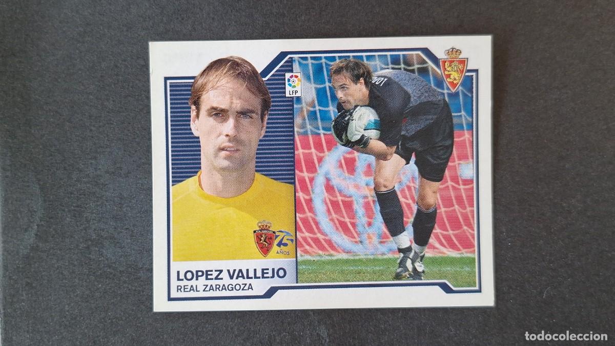 Cromos de F&uacute;tbol: L4 LOPEZ VALLEJO REAL ZARAGOZA COLOCA LIGA ESTE 2007 2008 07 08 NUNCA PEGADO SIN PEGAR