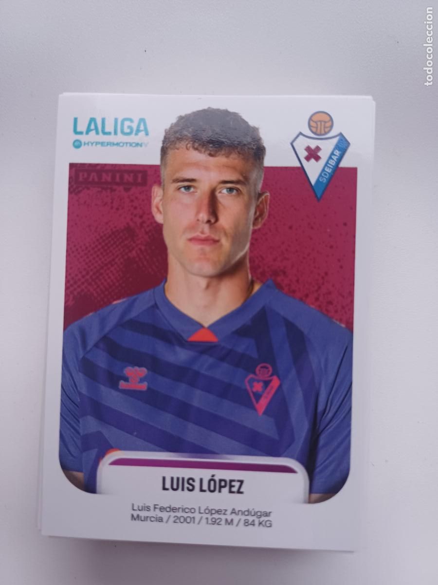 Cromos de f&uacute;tbol: 195 - Luis L&oacute;pez