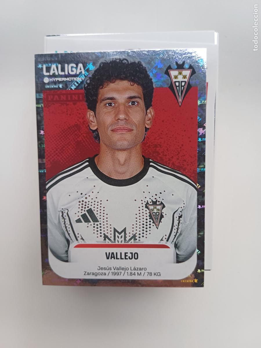Cromos de f&uacute;tbol: 008 - Vallejo (Destacado) - Foto 1