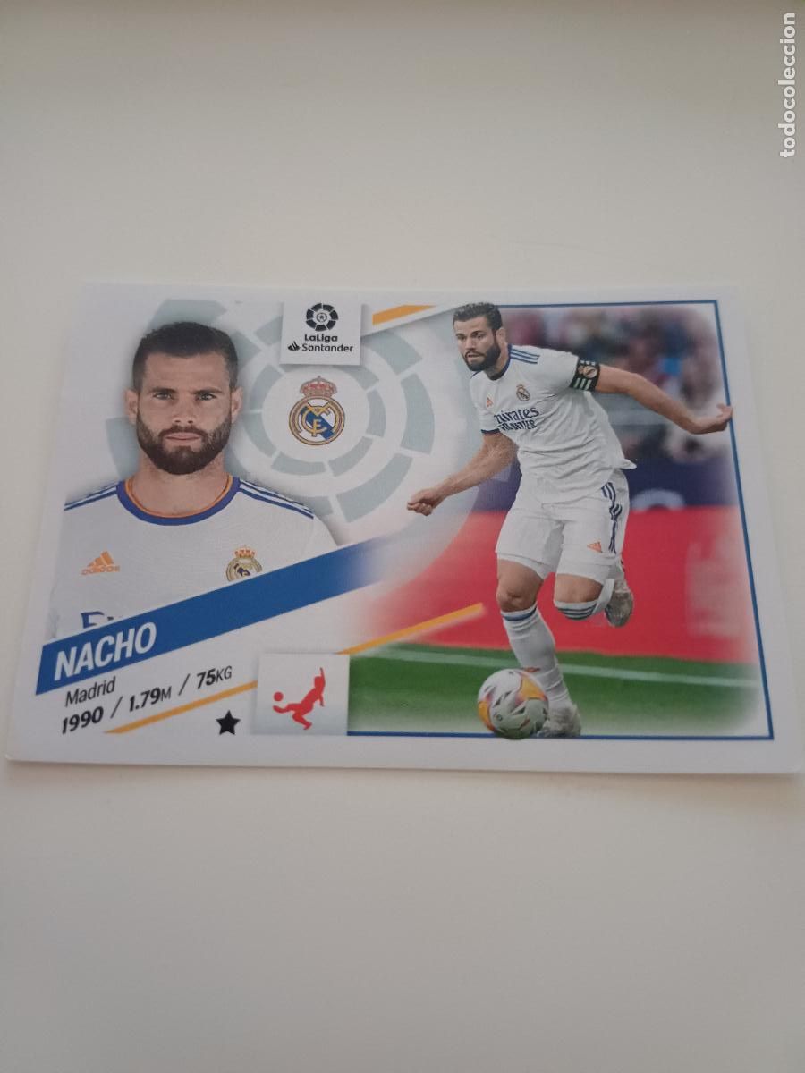 Cromos de F&uacute;tbol: 348 - Nacho - REAL MADRID (8)