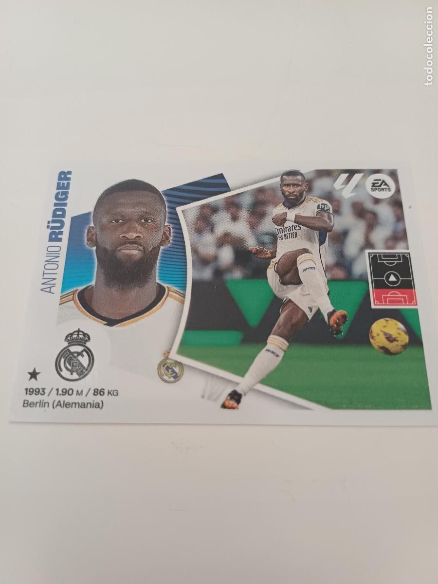 Cromos de F&uacute;tbol: 348 - R&uuml;diger - REAL MADRID (8)