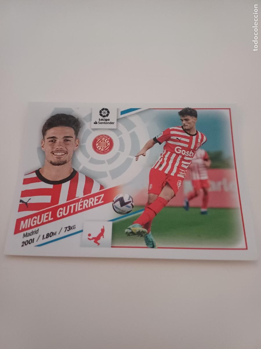 Fu&szlig;ball-Sticker: 707 - Miguel Guti&eacute;rrez - GIRONA FC (U.F. 27)