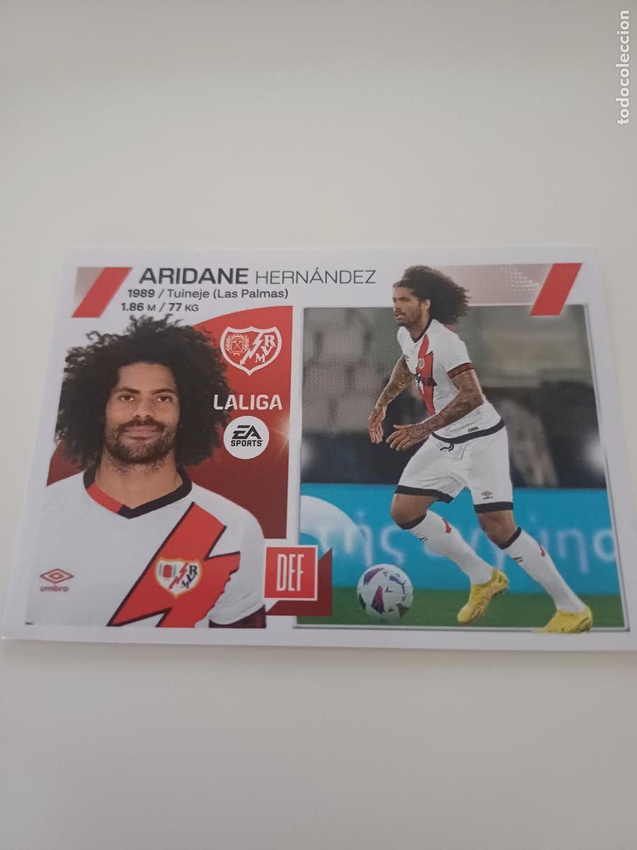 Cromos de F&uacute;tbol: 466 - Aridane Hern&aacute;ndez - RAYO VALLECANO (6 )