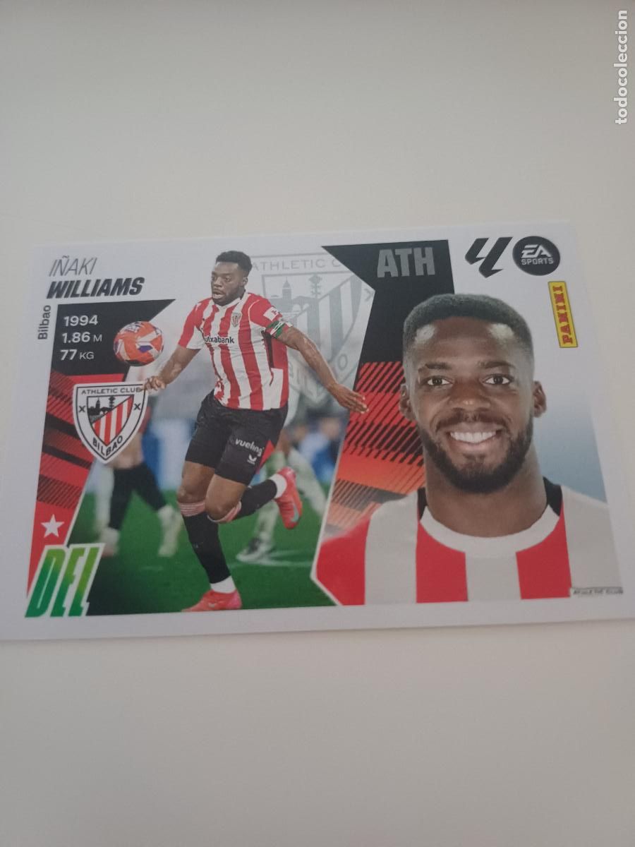Cromos de f&uacute;tbol: 061 - Williams - Athletic Club (18)
