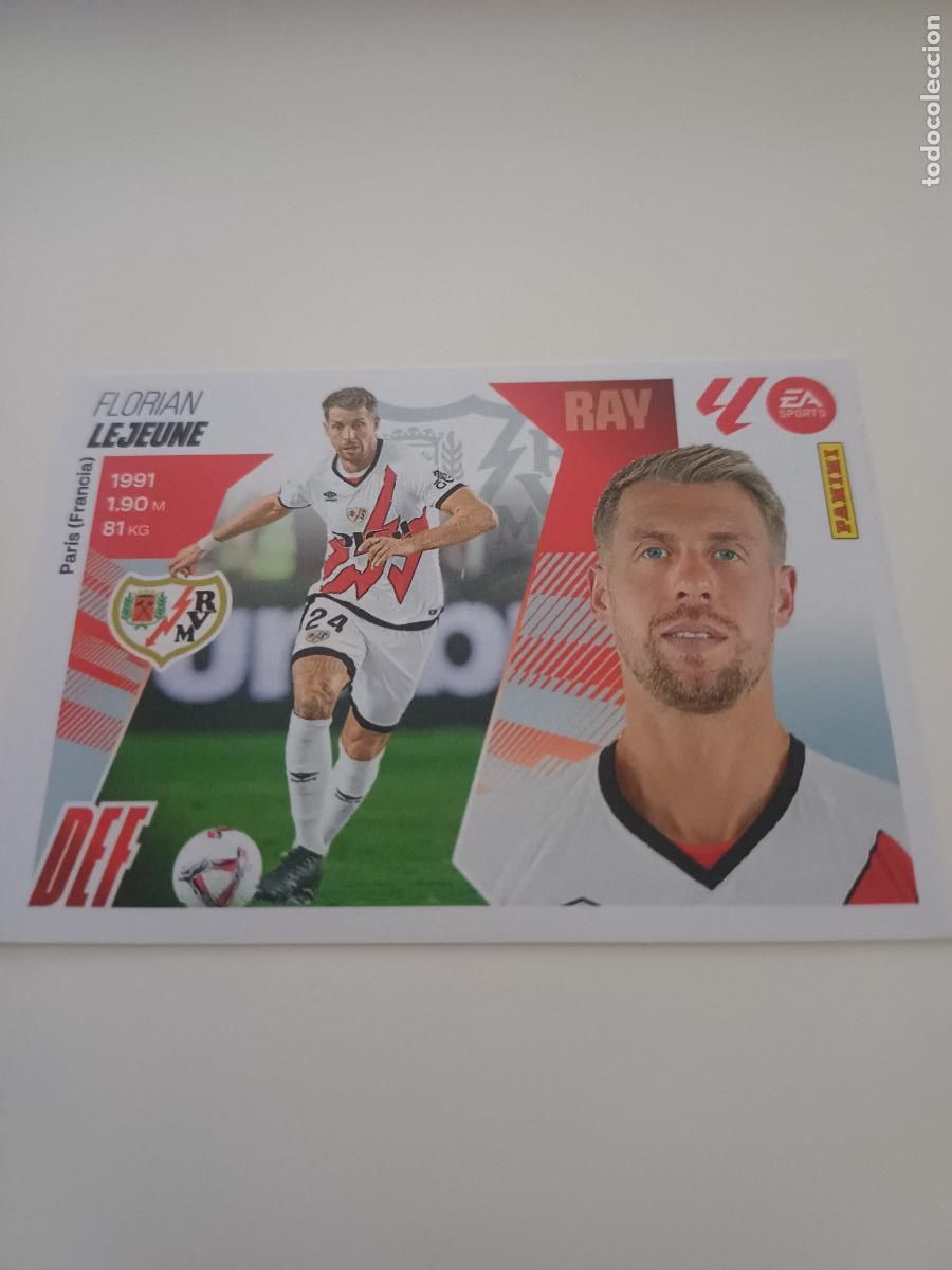Cromos de F&uacute;tbol: 467 - Lejeune - Rayo Vallecano (7)
