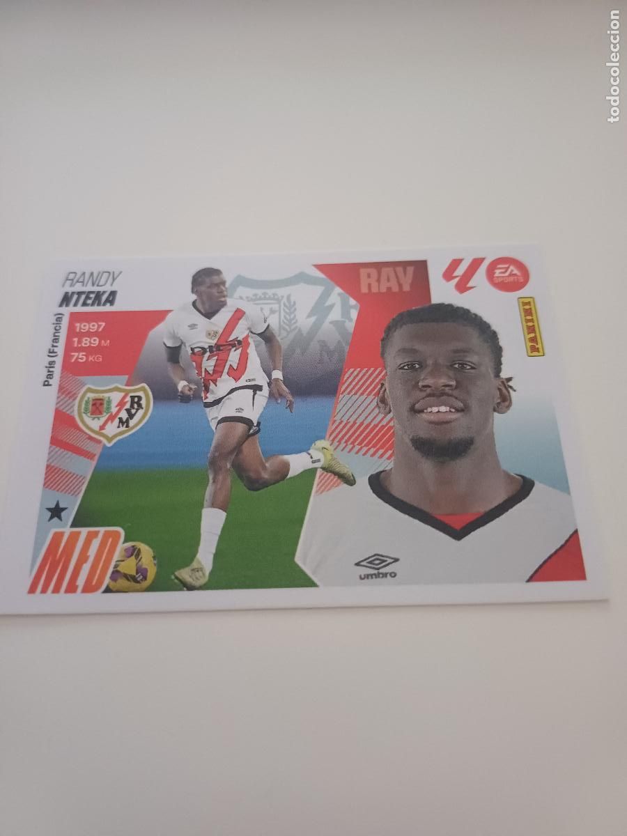 Fu&szlig;ball-Sticker: 475 - Nteka - Rayo Vallecano (15A)