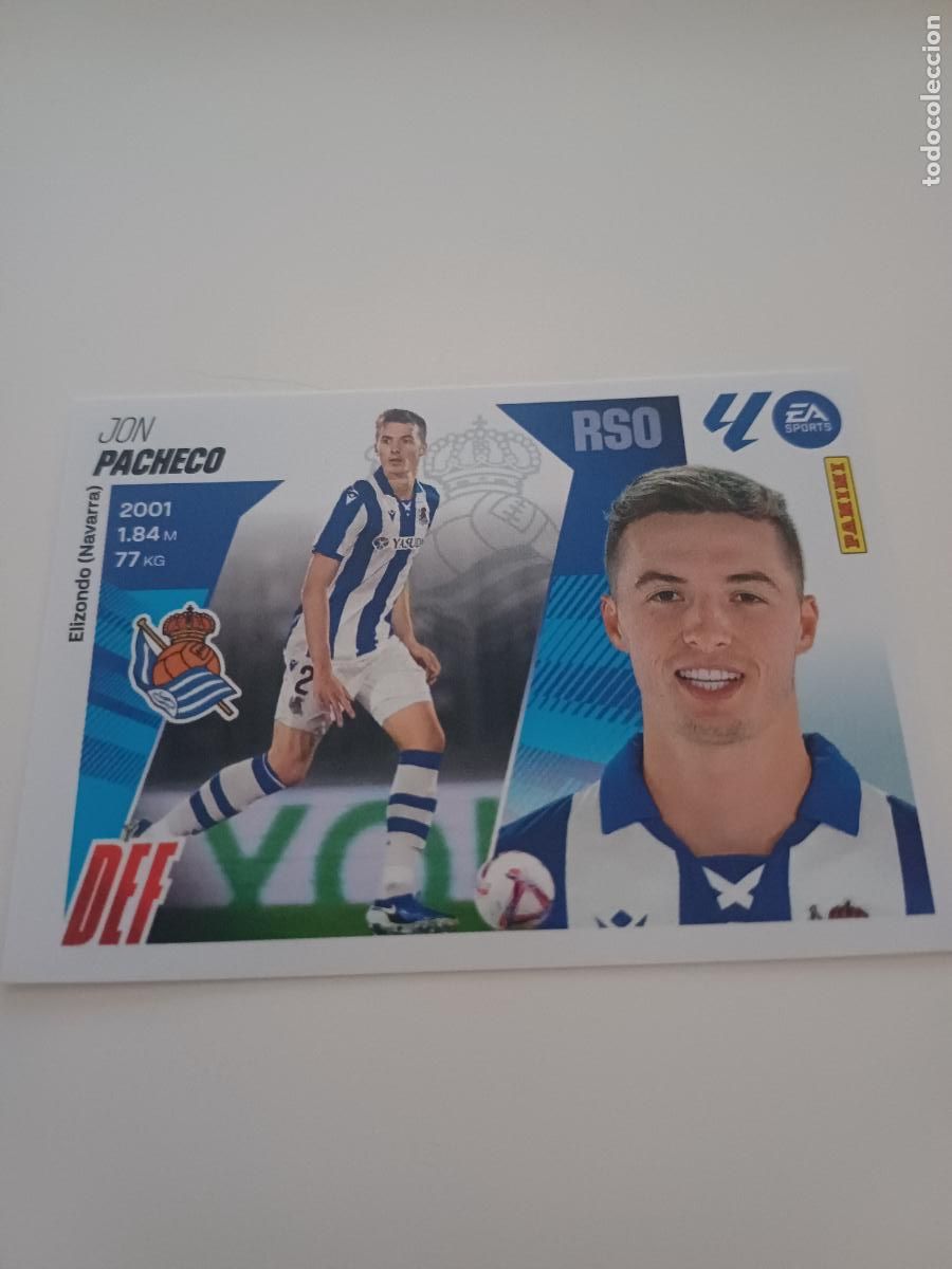 Cromos de F&uacute;tbol: 499 - Pacheco - Real Sociedad (8)