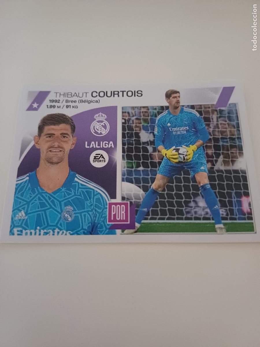 Cromos de F&uacute;tbol: 373 - Thibaut Courtois - REAL MADRID (3 )