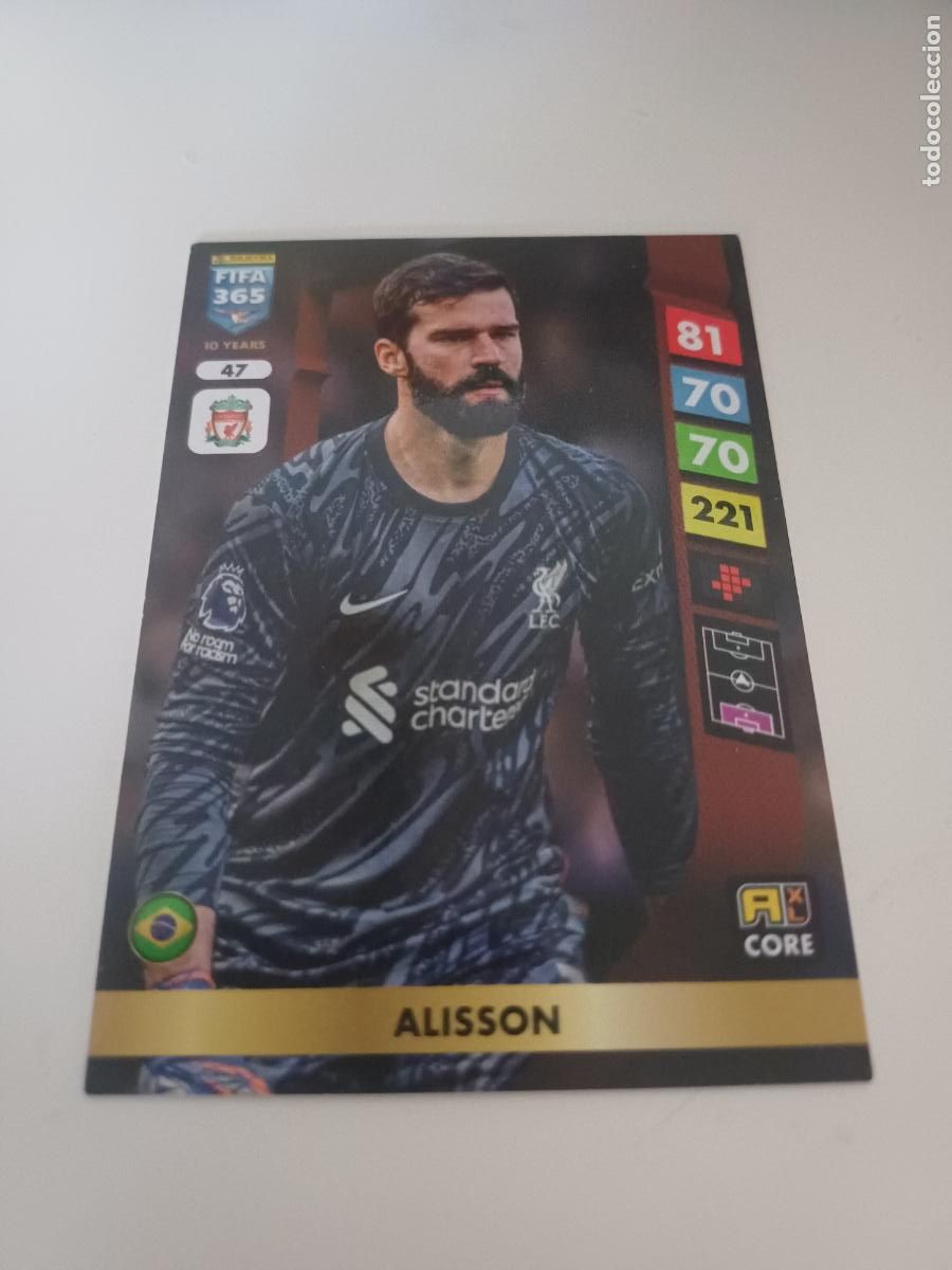 Cromos de Futebol: 047 - Alisson - Liverpool FC