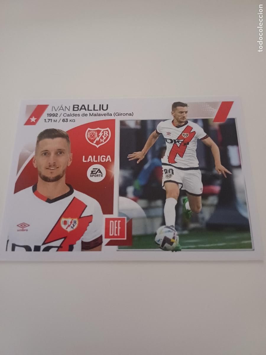 Cromos de F&uacute;tbol: 465 - Iv&aacute;n Balliu - RAYO VALLECANO (5 )