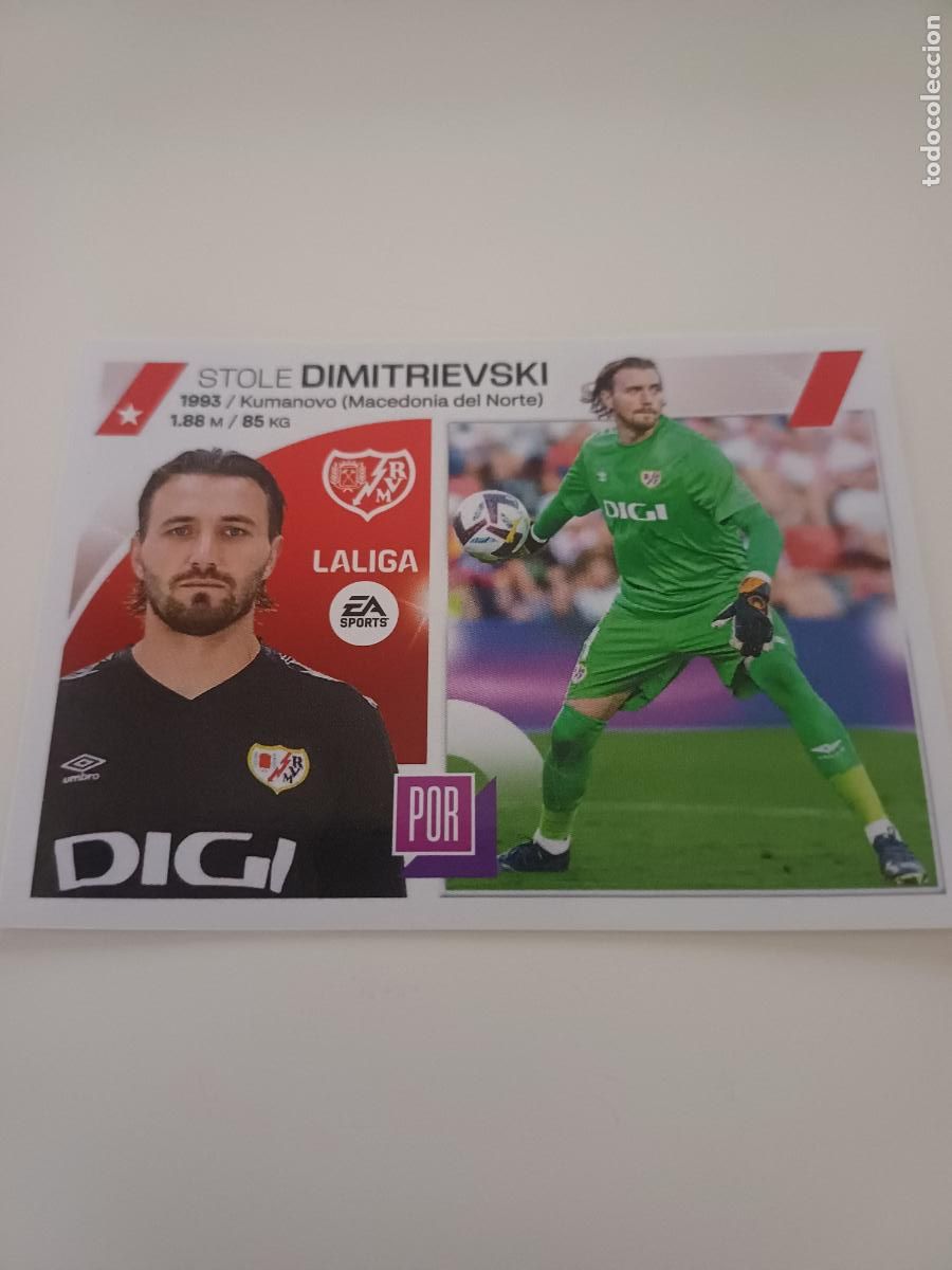 Cromos de F&uacute;tbol: 463 - Stole Dimitrievski - RAYO VALLECANO (3 )