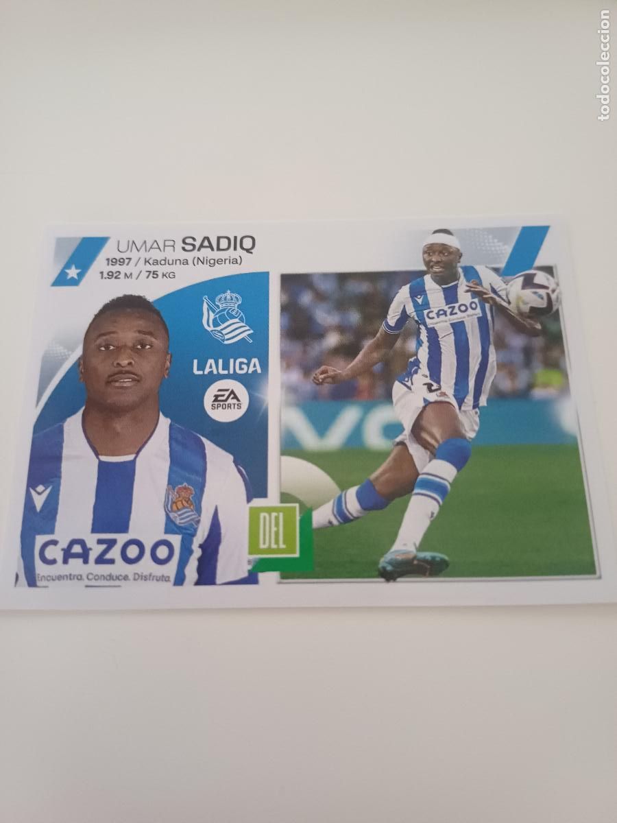 Fu&szlig;ball-Sticker: 510 - Umar Sadiq - REAL SOCIEDAD (19A )