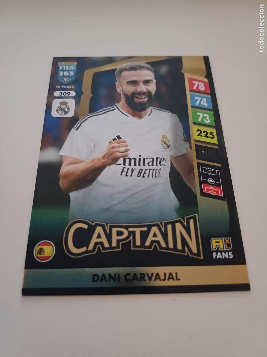 Cromos de f&uacute;tbol: 309 - Dani Carvajal - Real Madrid C.F.