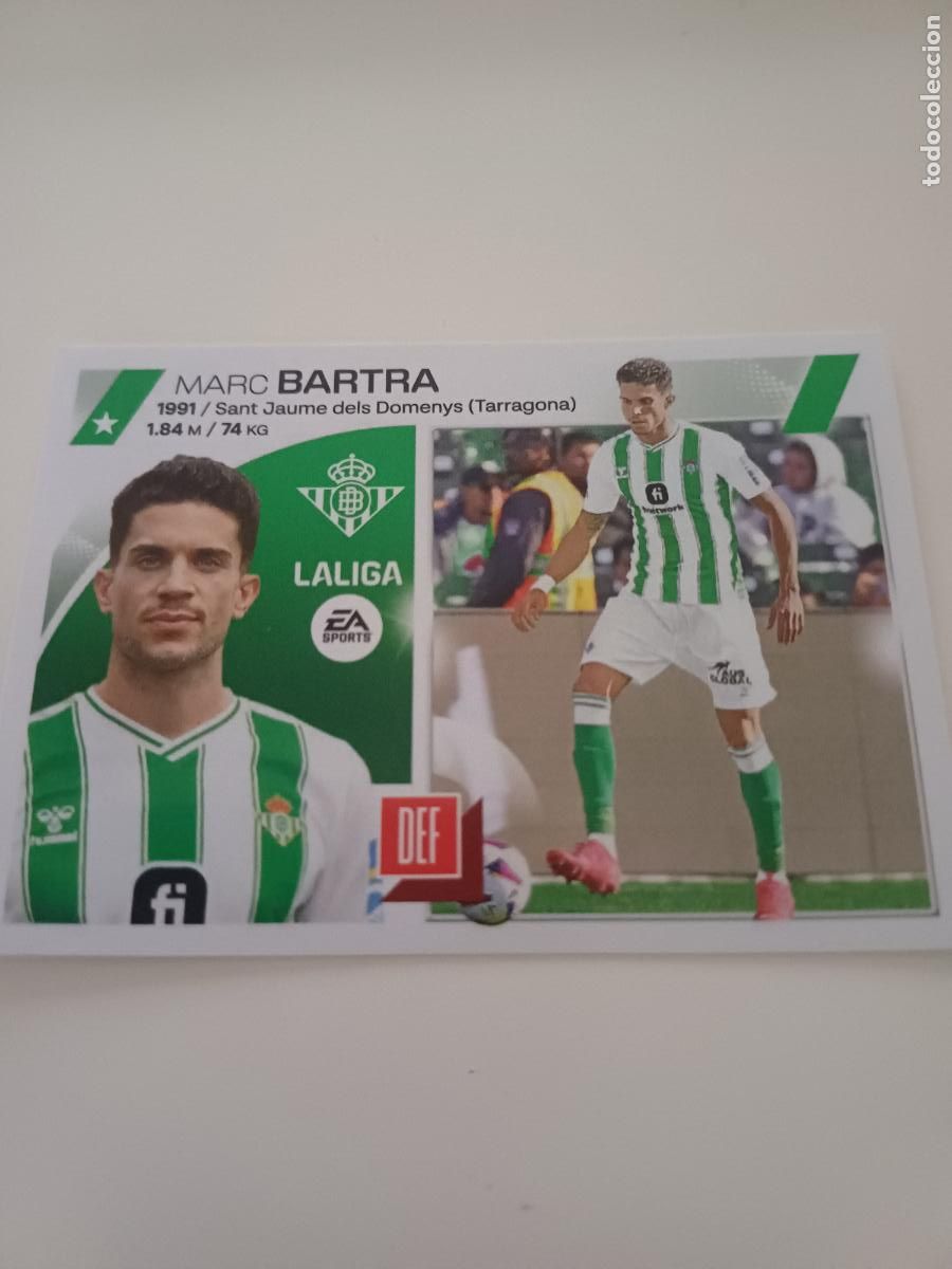 Cromos de Futebol: 697 - Bartra - REAL BETIS ( &Uacute;.F. 27 )
