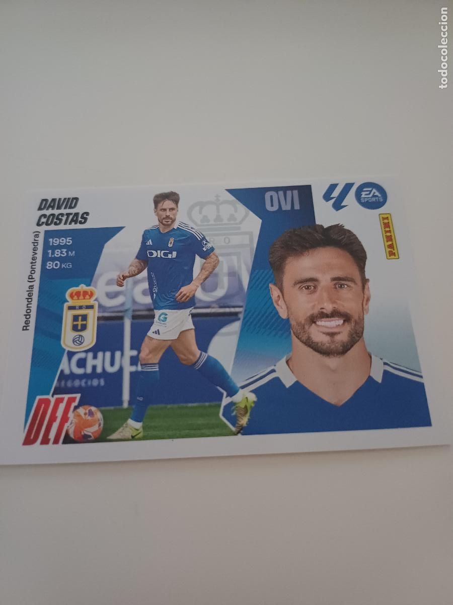 Cromos de F&uacute;tbol: 438 - David Costas - Real Oviedo (8)