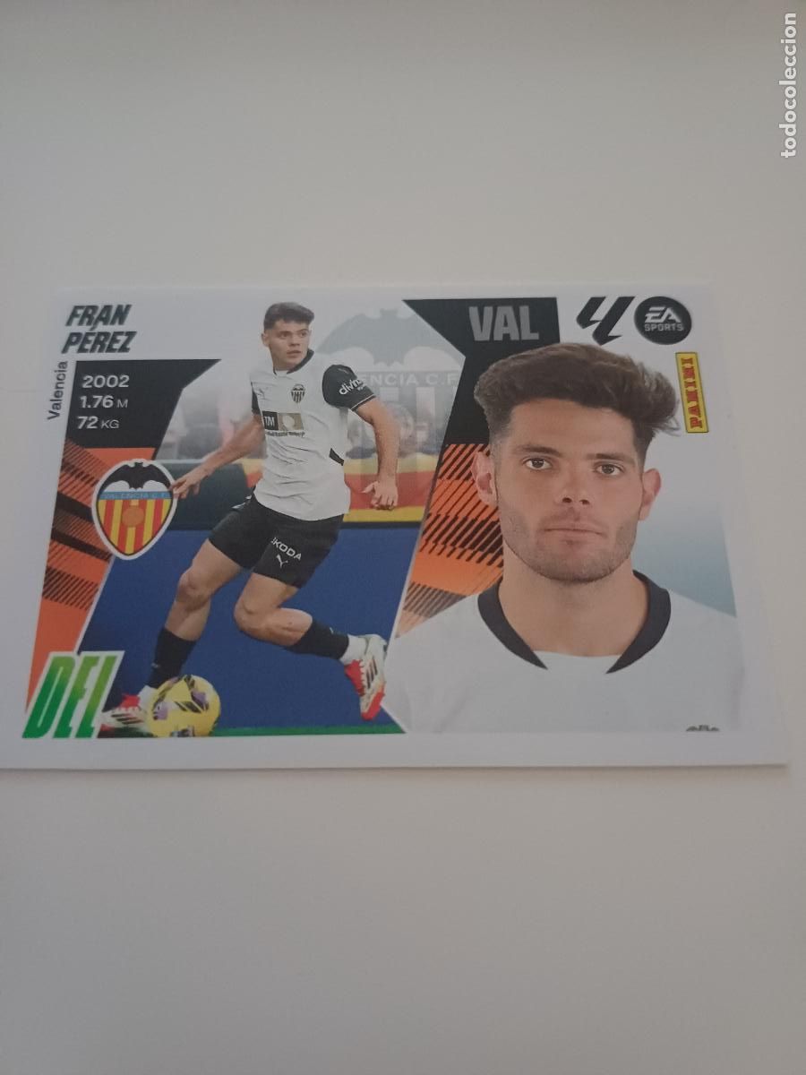 Fu&szlig;ball-Sticker: 570 - Fran P&eacute;rez - Valencia Cf (18)