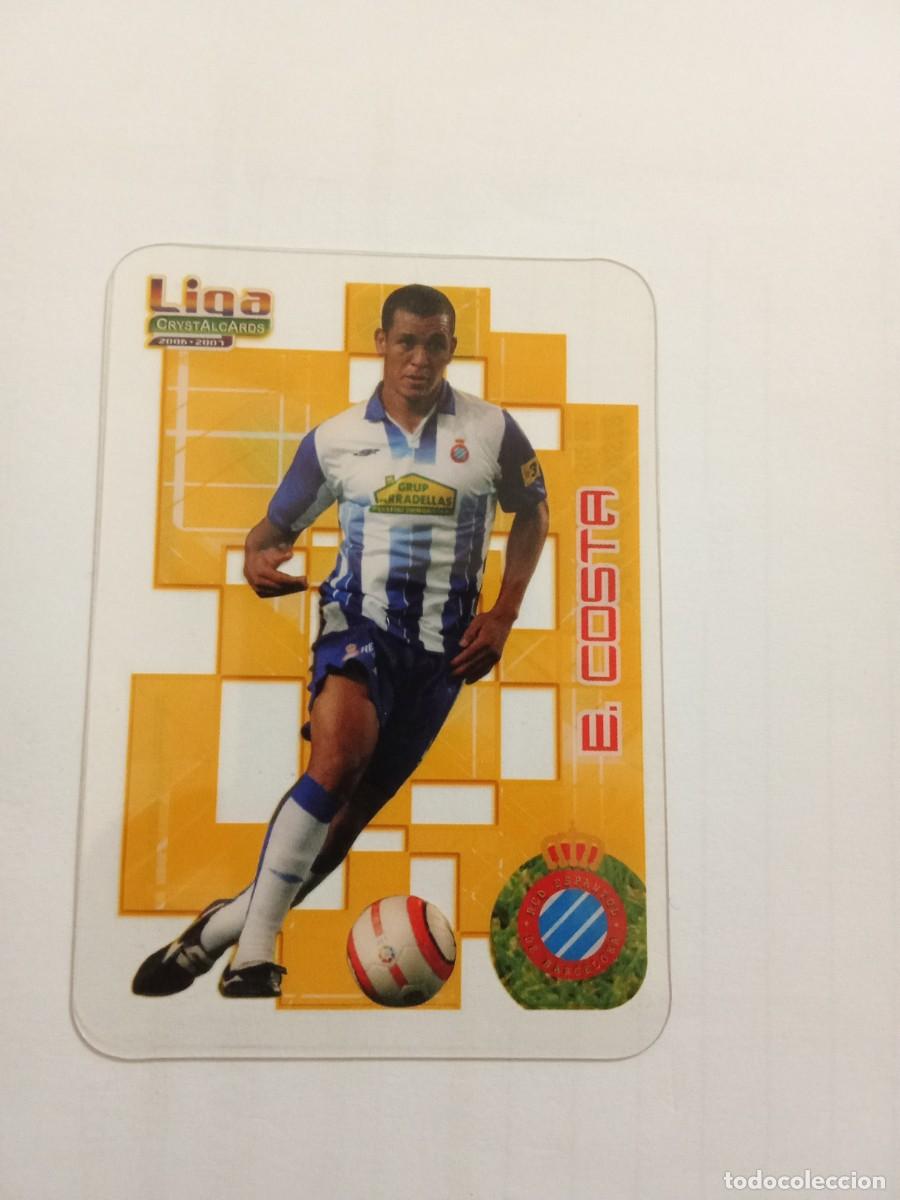 Fu&szlig;ball-Sticker: 263 E. costa RCD Espanyol crystalcards 2006-07