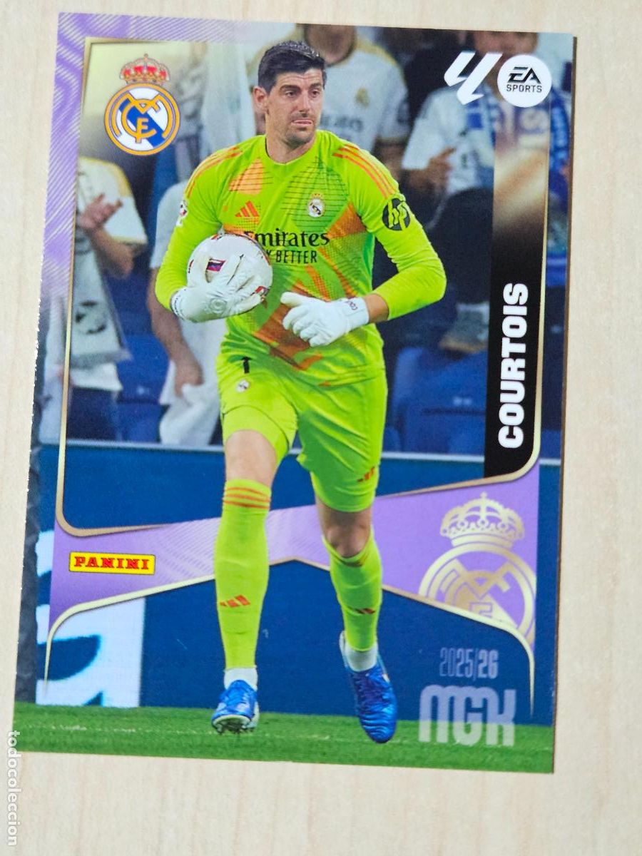 Cromos de F&uacute;tbol: CROMO N&ordm; 218 COURTOIS - MEGACRACKS 2025 26 - REAL MADRID