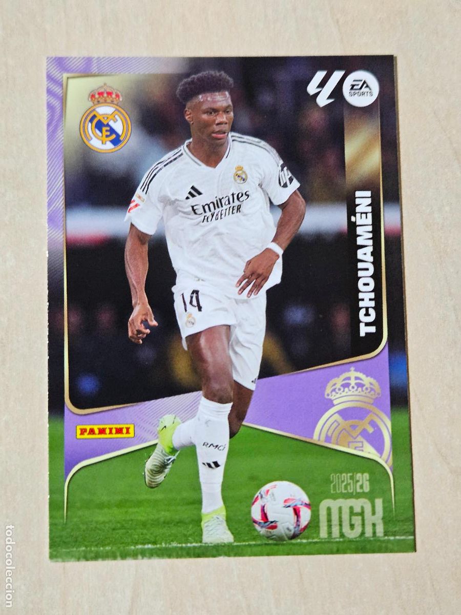 Cromos de Futebol: CROMO N&ordm; 226 TCHOUAMENI - MEGACRACKS 2025 26 - REAL MADRID