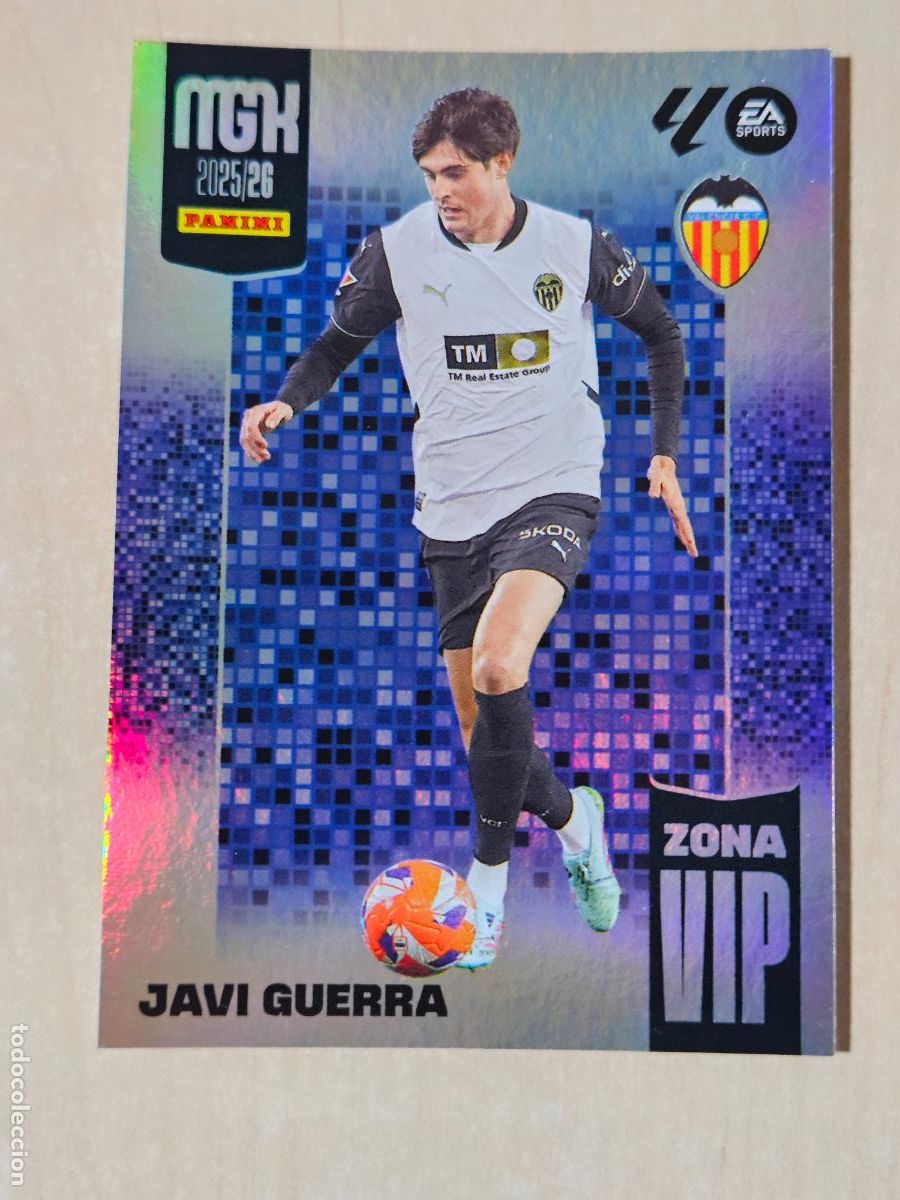 Fu&szlig;ball-Sticker: CROMO N&ordm; 398 JAVI GUERRA - MEGACRACKS 2025 26 - ZONA VIP