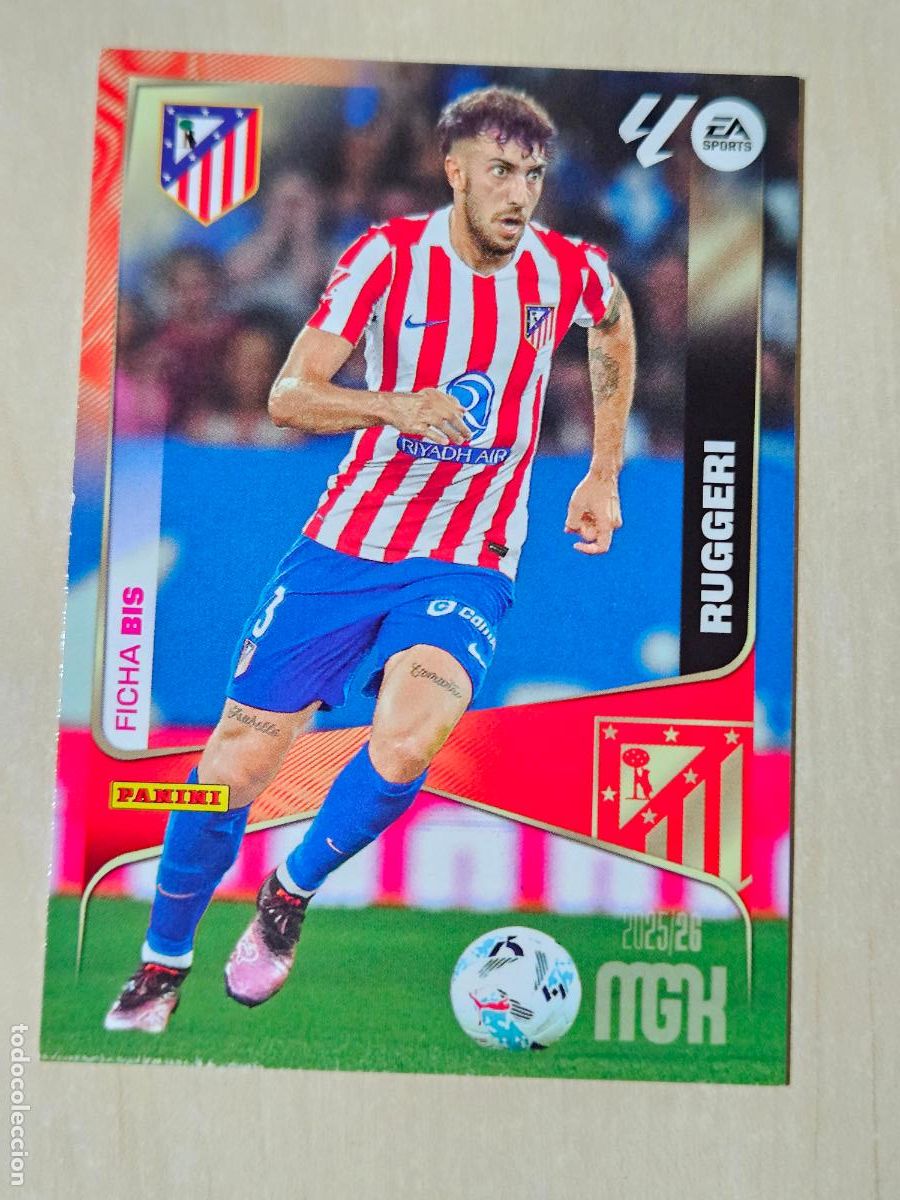 Cromos de F&uacute;tbol: CROMO N&ordm; BIS 62 RUGGERI - MEGACRACKS 2025 26 - FICHA