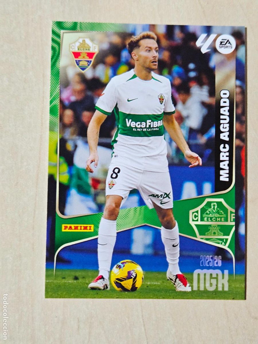 Figurine di Calcio: CROMO N&ordm; 137 MARC AGUADO - MEGACRACKS 2025 26 - ELCHE
