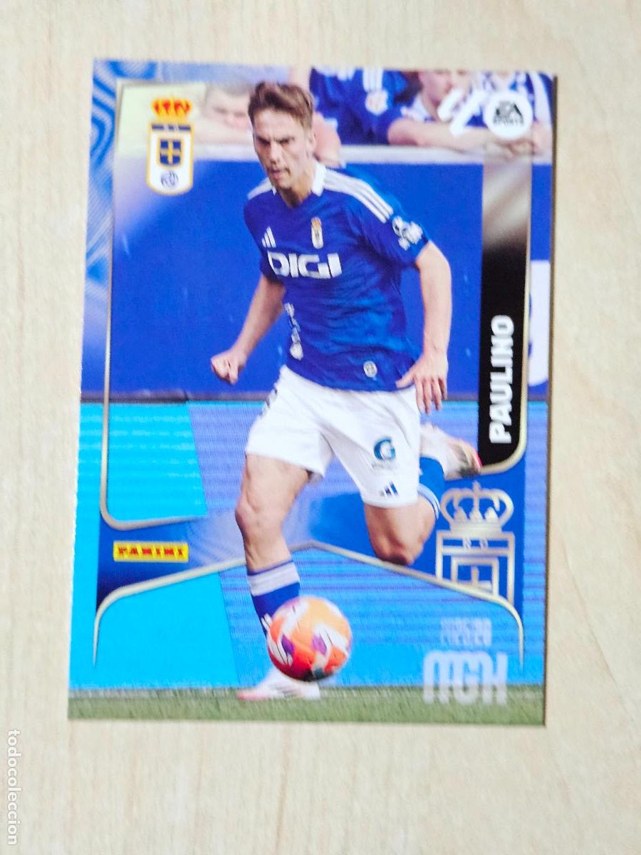 Cromos de Futebol: CROMO N&ordm; 284 PAULINO - MEGACRACKS 2025 26 - REAL OVIEDO
