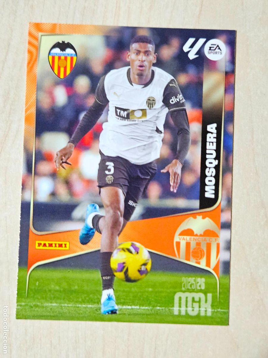 Fu&szlig;ball-Sticker: CROMO N&ordm; 348 MOSQUERA - MEGACRACKS 2025 26 - VALENCIA