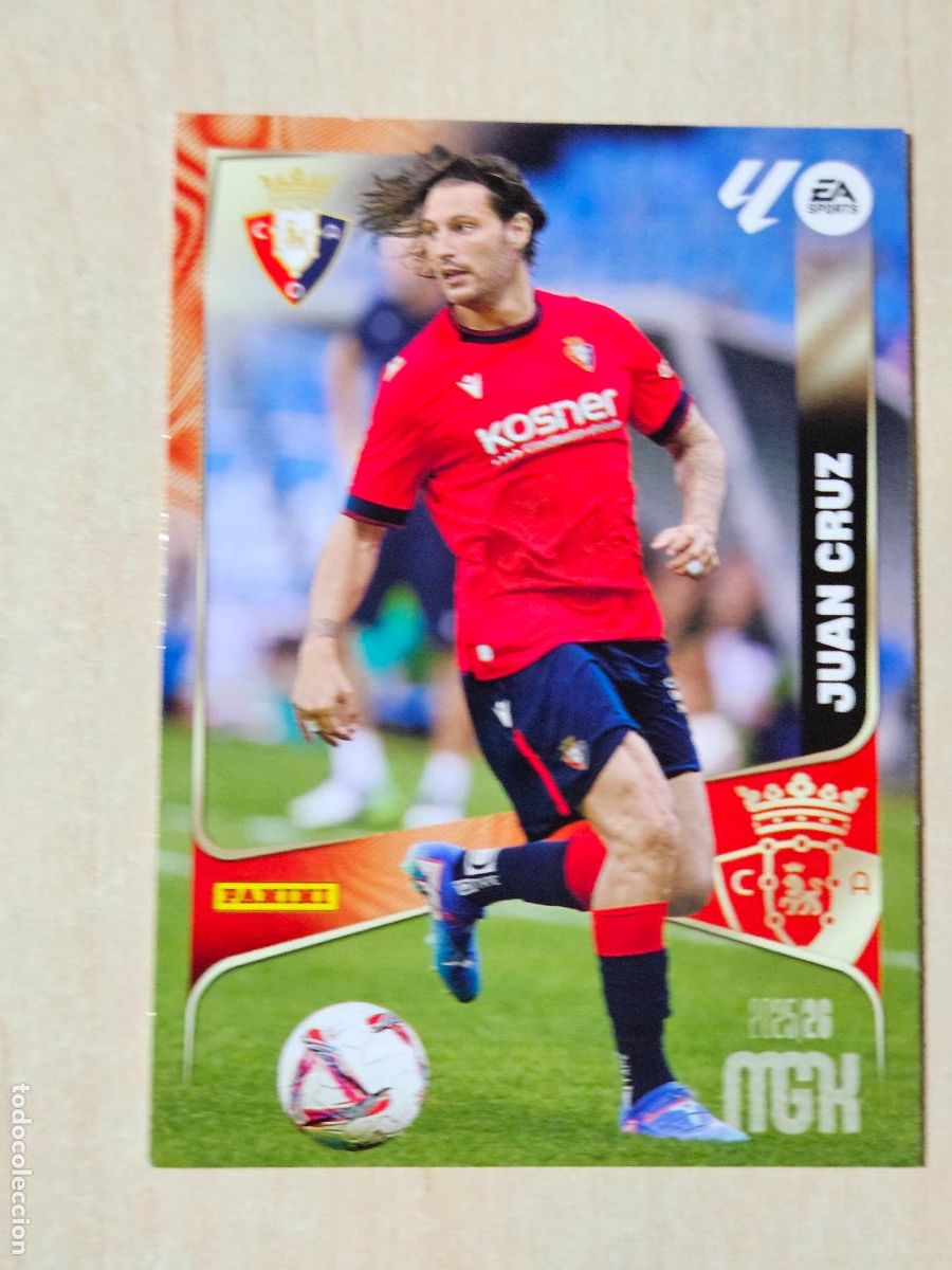 Figurine di Calcio: CROMO N&ordm; 260 JUAN CRUZ - MEGACRACKS 2025 26 - OSASUNA