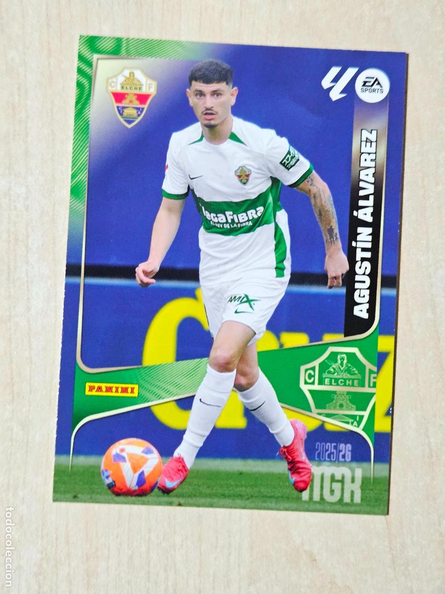 Fu&szlig;ball-Sticker: CROMO N&ordm; 141 AGUSTIN ALVAREZ - MEGACRACKS 2025 26 - ELCHE