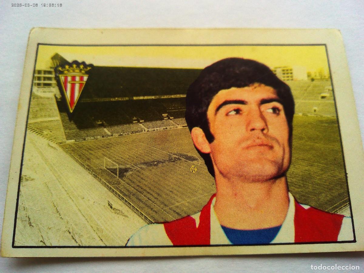 Cromos de F&uacute;tbol: CROMO DE FUTBOL CAMPEONATO DE LIGA 1974 - 75 : FABIAN , SP. DE GJON. EDITORIAL FHER