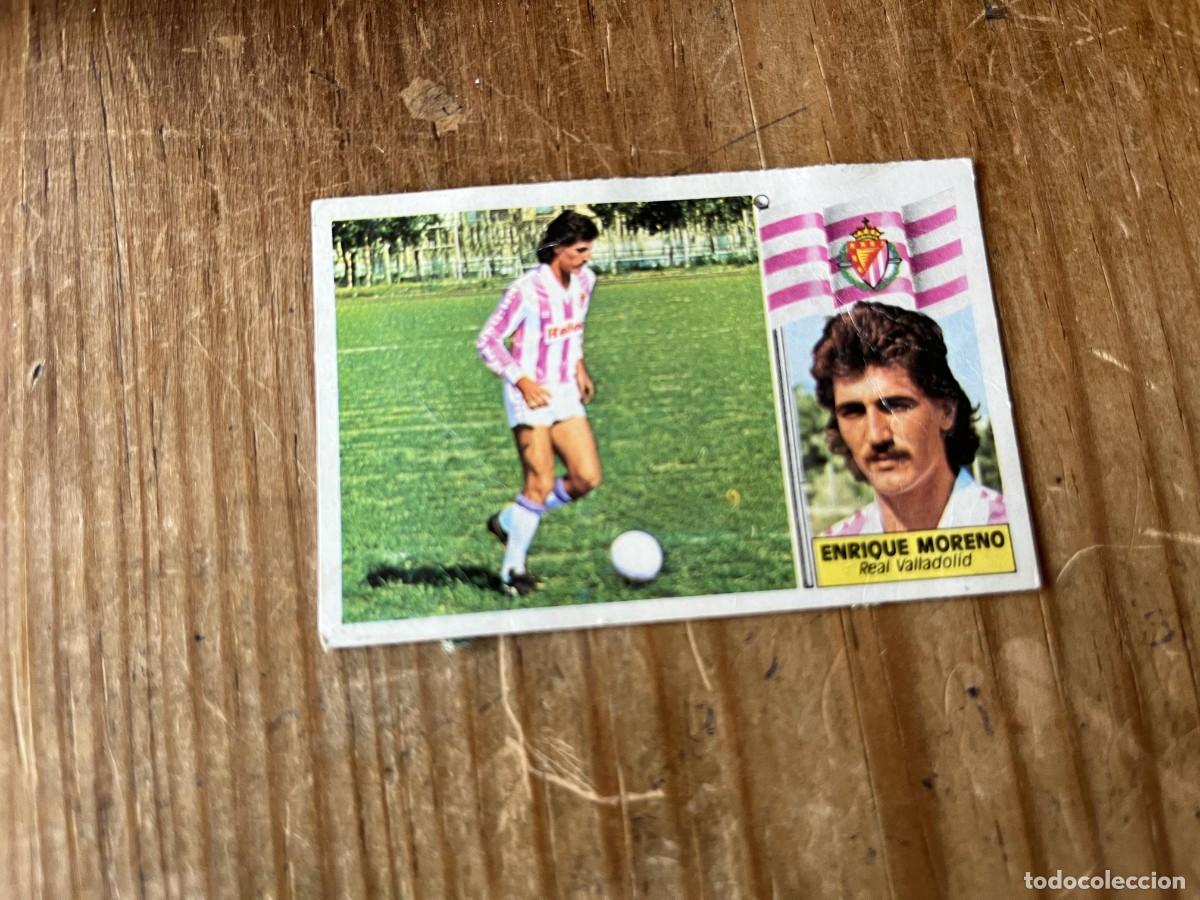 Football Stickers: CROMO DESPEGADO ALBUM LIGA ESTE 86 87 1986 1987 ULTIMOS FICHAJES # 8 ENRIQUE MORENO VALLADOLID