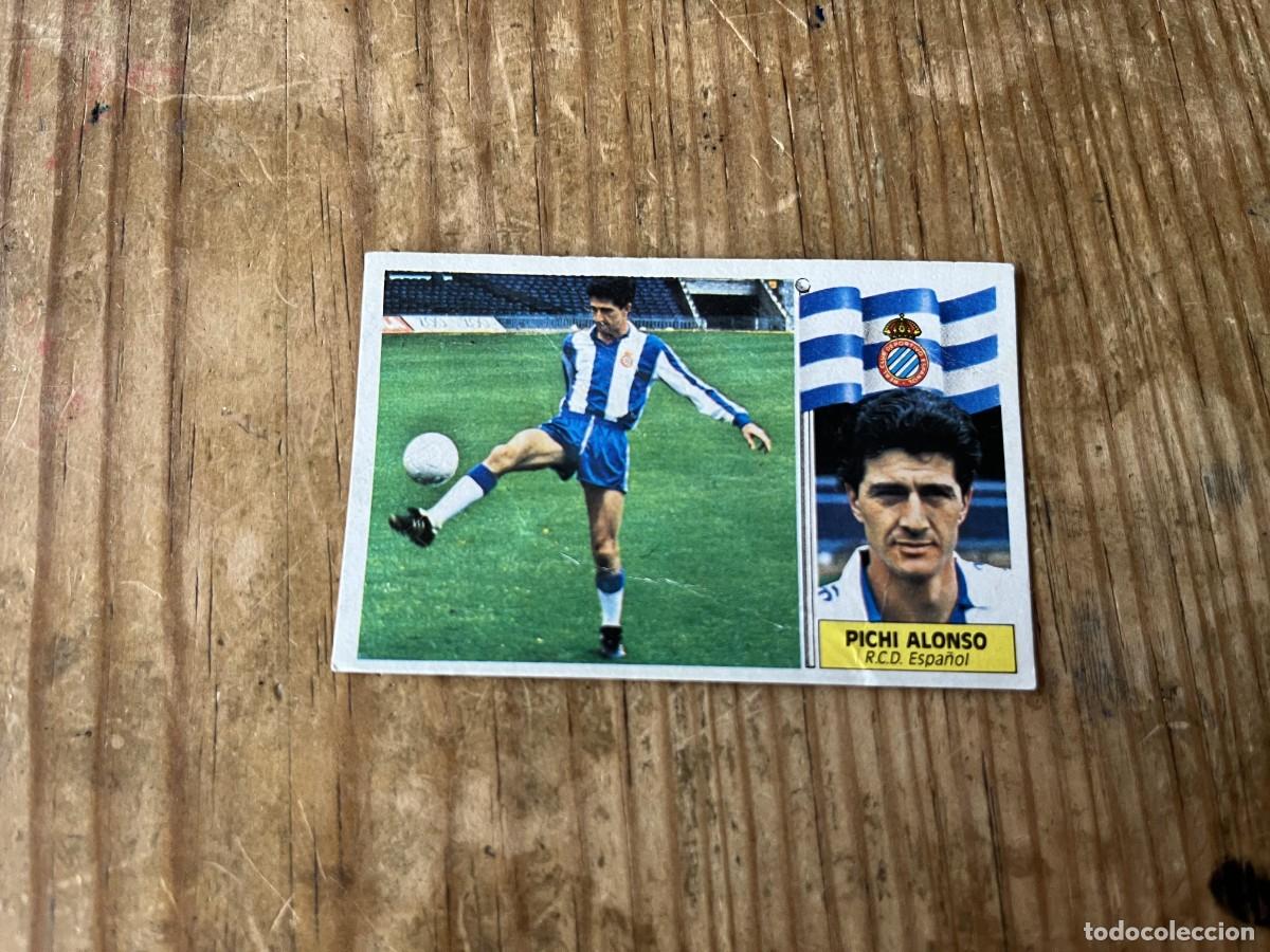 Fu&szlig;ball-Sticker: CROMO DESPEGADO ALBUM LIGA ESTE 86 87 1986 1987 ULTIMOS FICHAJES # 11 PICHI ALONSO ESPANYOL ESPA&Ntilde;OL