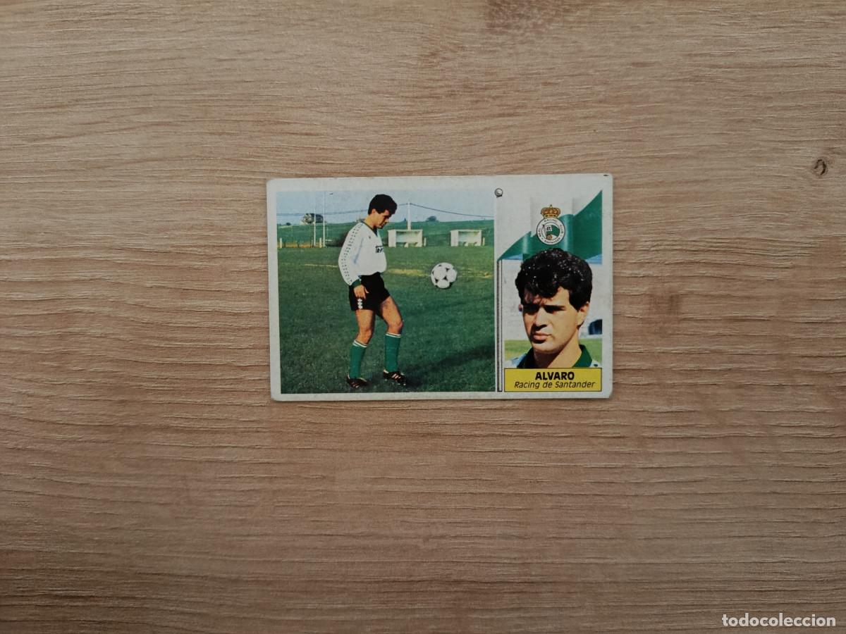 Figurine di Calcio: CROMO DE F&Uacute;TBOL LIGA ESTE ALVARO RACING SIN PEGAR NUNCA PEGADO 86 87 1986 1987