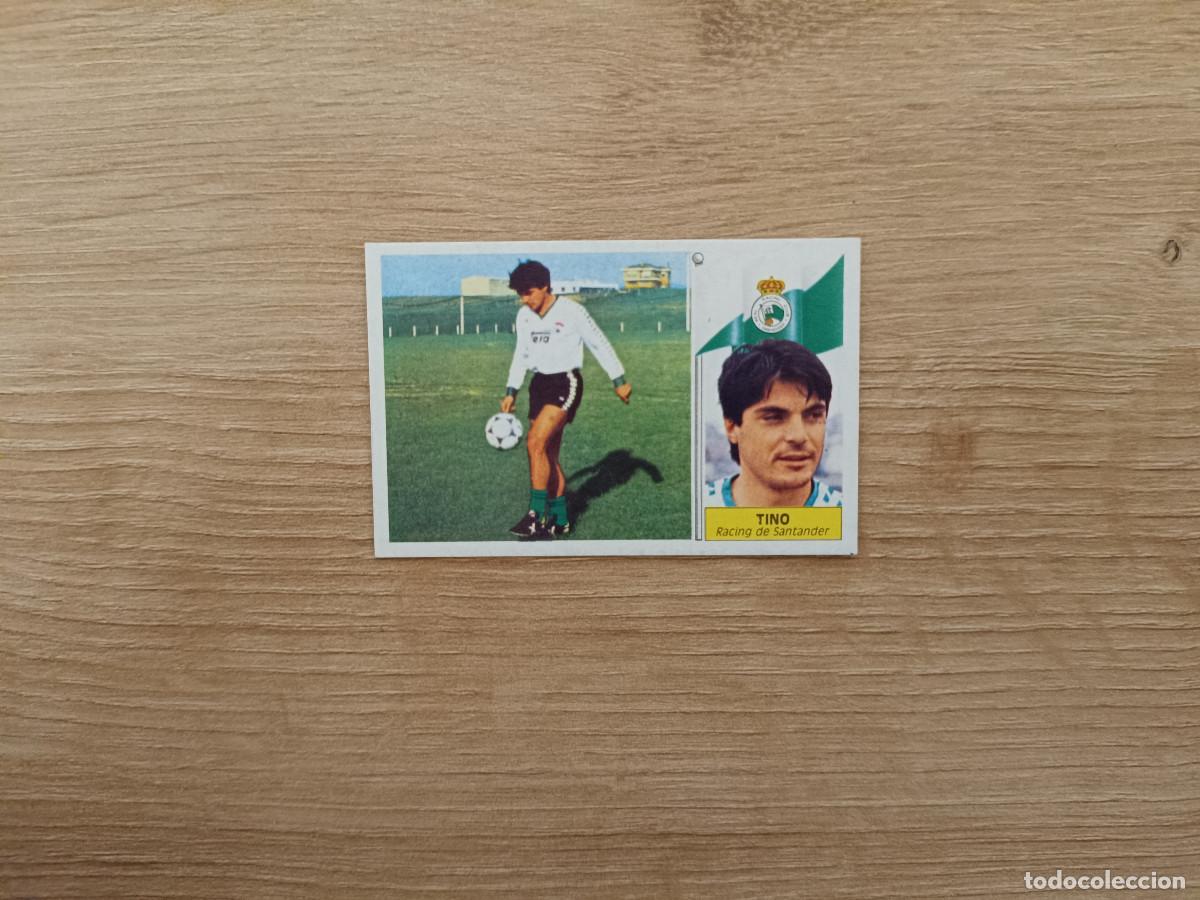 Figurine di Calcio: CROMO DE F&Uacute;TBOL LIGA ESTE TINO RACING SIN PEGAR NUNCA PEGADO 86 87 1986 1987