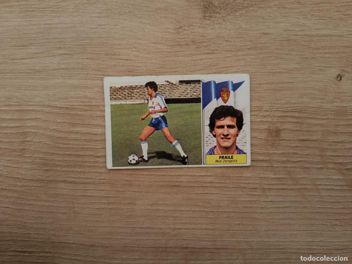 Figurine di Calcio: CROMO DE F&Uacute;TBOL LIGA ESTE FRAILE ZARAGOZA SIN PEGAR NUNCA PEGADO 86 87 1986 1987