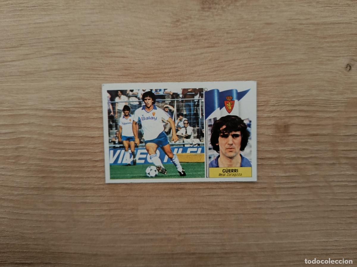 Figurine di Calcio: CROMO DE F&Uacute;TBOL LIGA ESTE G&Uuml;ERRI ZARAGOZA SIN PEGAR NUNCA PEGADO 86 87 1986 1987