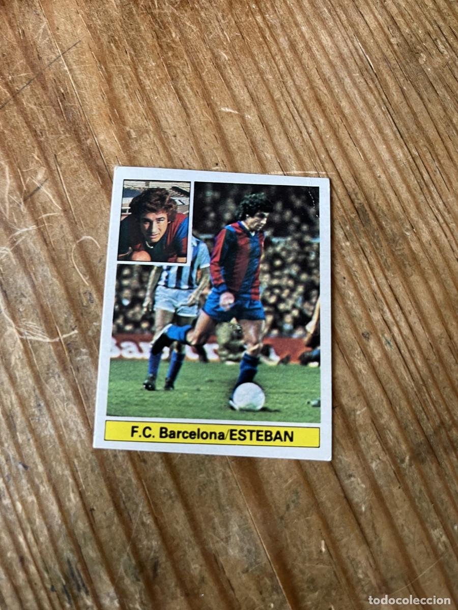 Figurine di Calcio: CROMO SIN PEGAR NUNCA PEGADO ALBUM LIGA ESTE 81 82 1981 1982 BARCELONA ESTEBAN