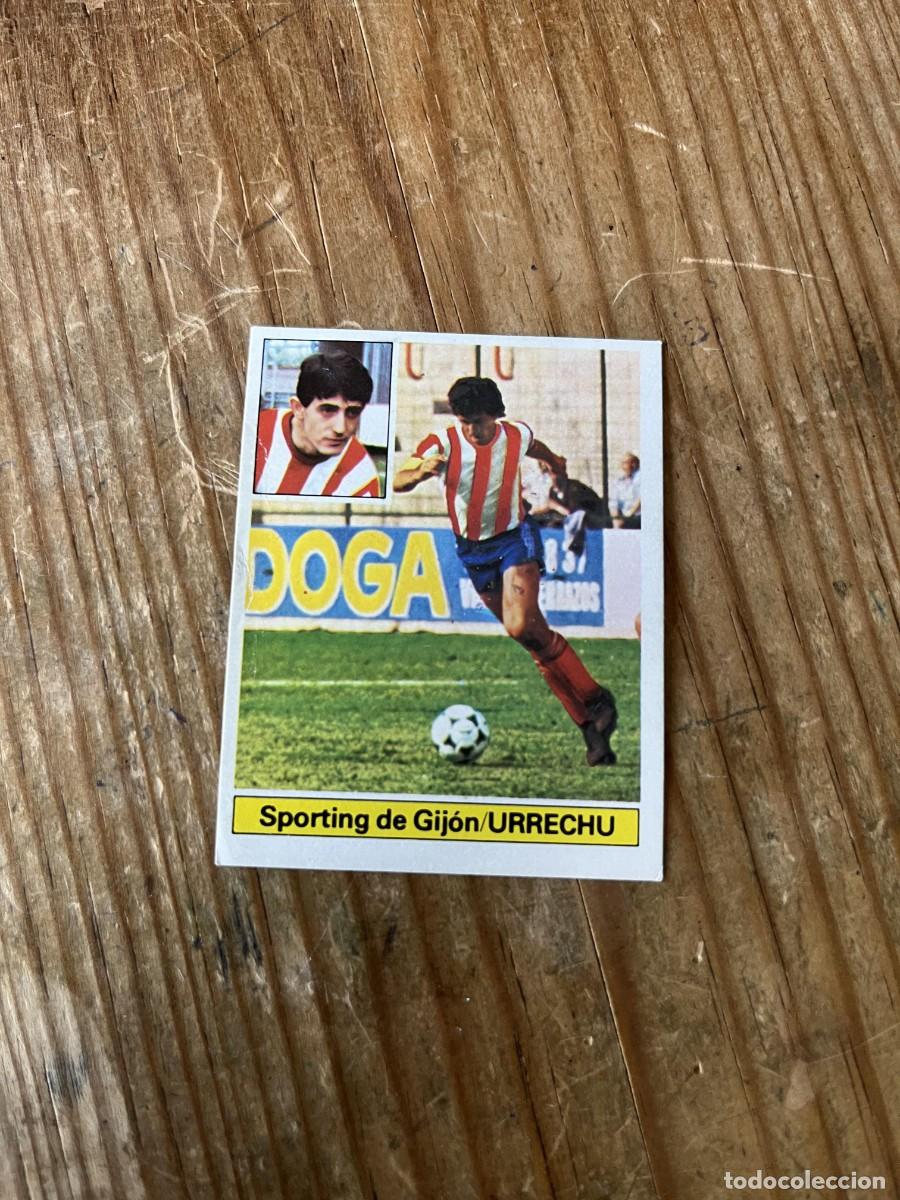 Cromos de F&uacute;tbol: CROMO DESPEGADO ALBUM LIGA ESTE 81 82 1981 1982 ULTIMOS FICHAJES # 11 URRECHU SPORTING GIJON VERSION