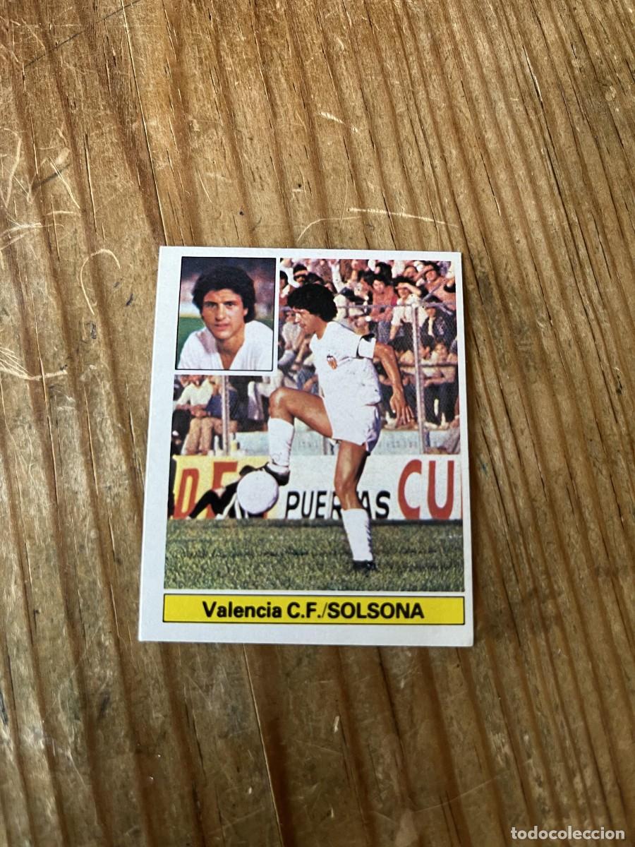 Figurine di Calcio: CROMO SIN PEGAR NUNCA PEGADO ALBUM LIGA ESTE 81 82 1981 1982 VALENCIA SOLSONA