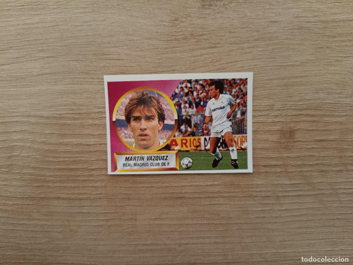 Cromos de Futebol: CROMO DE F&Uacute;TBOL LIGA ESTE MARTIN VAZQUEZ 11 REAL MADRID SIN PEGAR NUNCA PEGADO 88 89 1988 1889