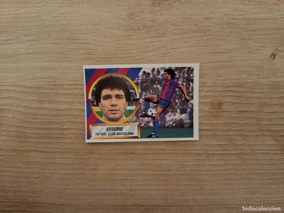 Figurine di Calcio: CROMO DE F&Uacute;TBOL LIGA ESTE EUSEBIO 9 BARCELONA SIN PEGAR NUNCA PEGADO 88 89 1988 1889