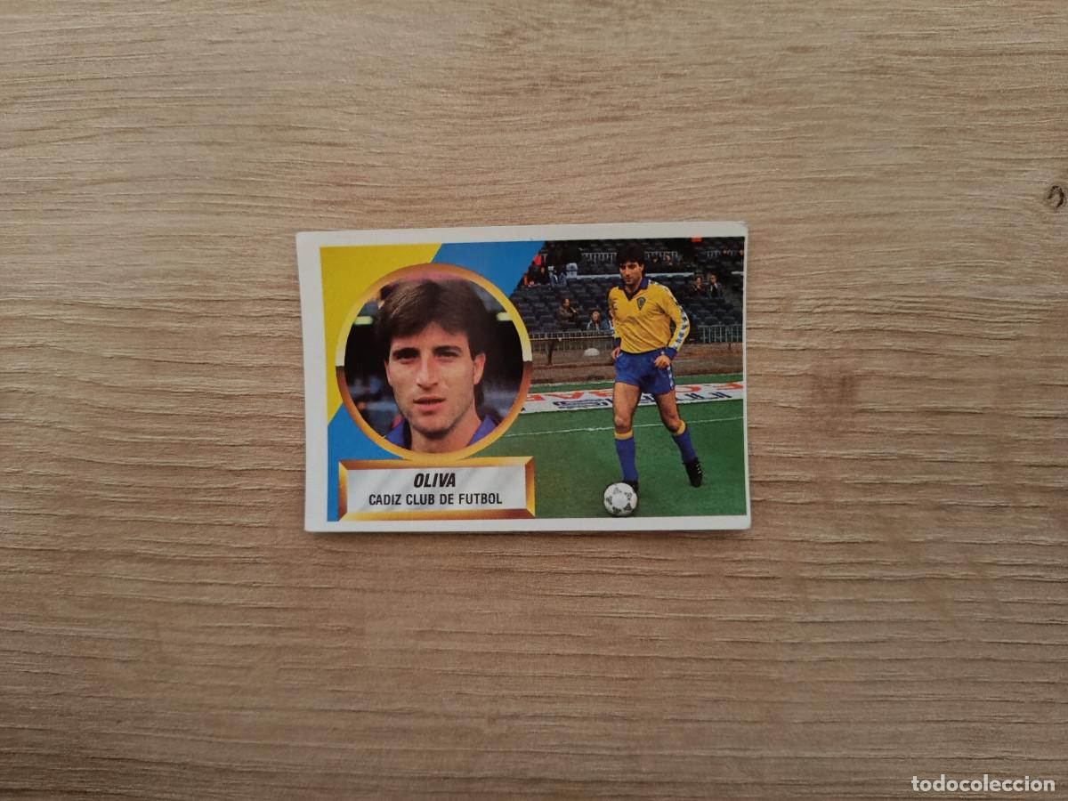 Figurine di Calcio: CROMO DE F&Uacute;TBOL LIGA ESTE OLIVA 6 CADIZ SIN PEGAR NUNCA PEGADO 88 89 1988 1889