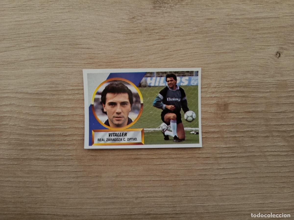 Fu&szlig;ball-Sticker: CROMO DE F&Uacute;TBOL LIGA ESTE VITALLER 2 ZARAGOZA SIN PEGAR NUNCA PEGADO 88 89 1988 1889