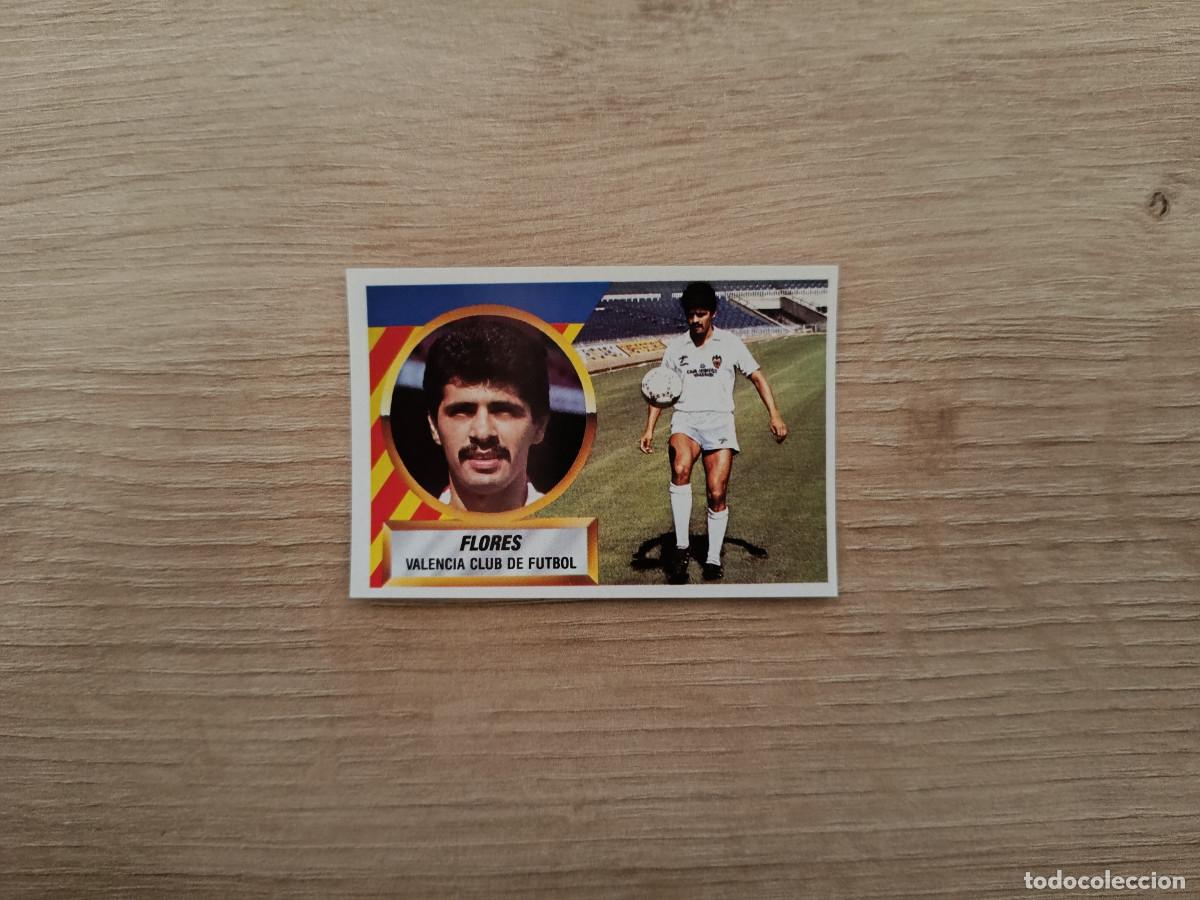 Cromos de Futebol: CROMO DE F&Uacute;TBOL LIGA ESTE FLORES FICHAJE 8 VALENCIA SIN PEGAR NUNCA PEGADO 88 89 1988 1889