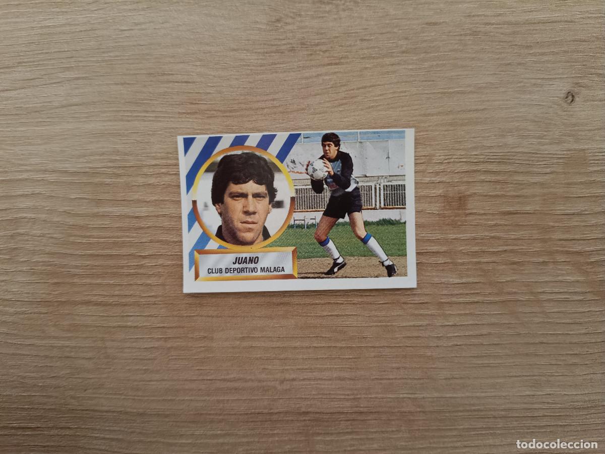 Figurine di Calcio: CROMO DE F&Uacute;TBOL LIGA ESTE JUANO 2B MALAGA SIN PEGAR NUNCA PEGADO 88 89 1988 1889