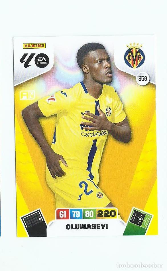Fu&szlig;ball-Sticker: ADRENALYN 2025/2026 359 OLUWASEYI VILLARREAL , NUEVO PERFETCO