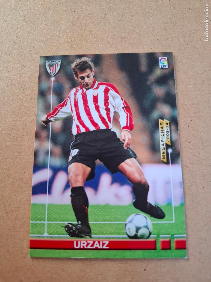 Fu&szlig;ball-Sticker: MEGAFICHAS 2003 2004 03 04 - PANINI - 35 URZAIZ ( DEBUT EN 1 L&Iacute;NEA ) - ATHLETIC CLUB (CM)