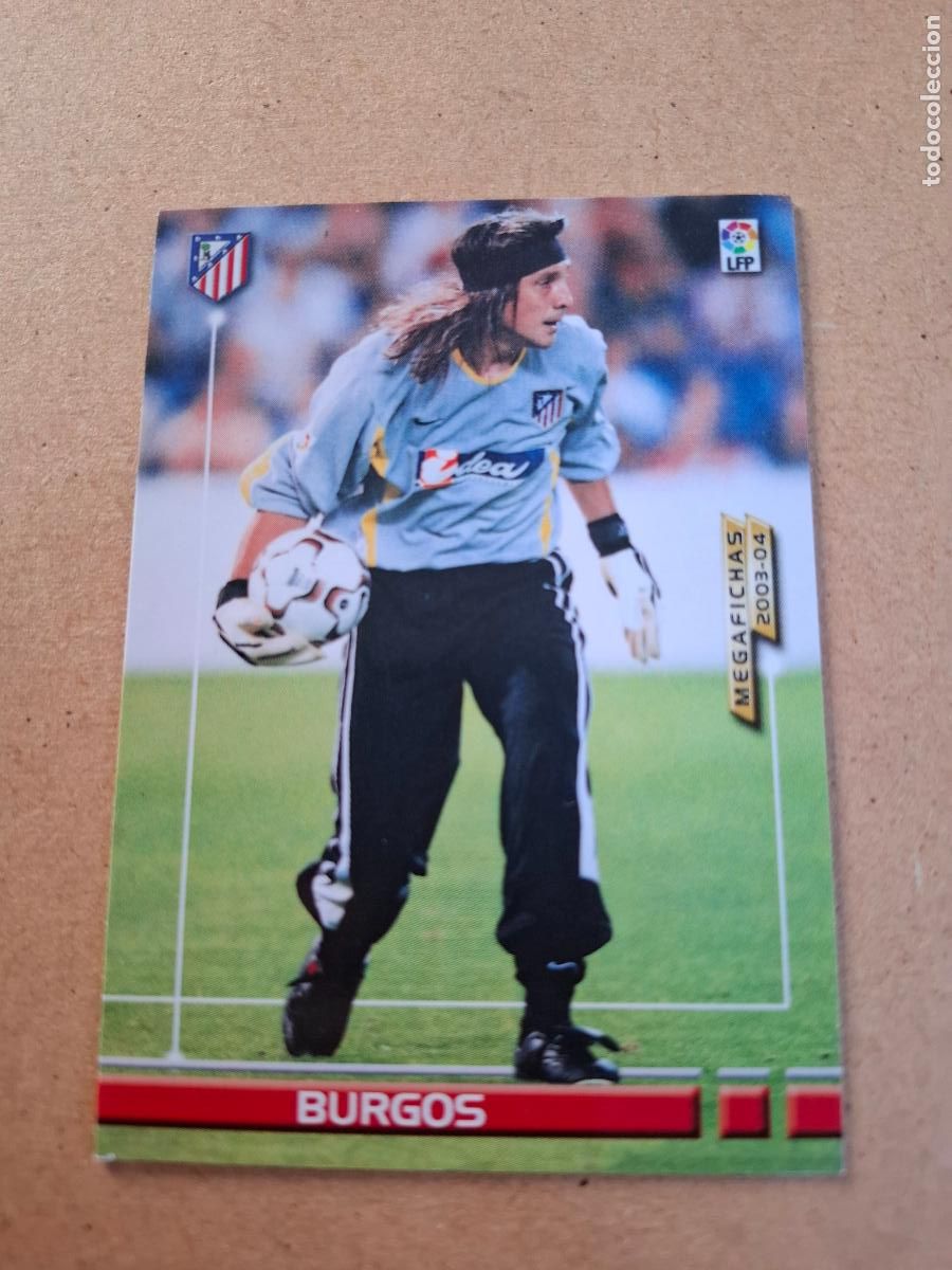 Fu&szlig;ball-Sticker: MEGAFICHAS 2003 2004 03 04 - PANINI - 38 BURGOS ( DEBUT EN 1 L&Iacute;NEA ) - AT. MADRID (CM)
